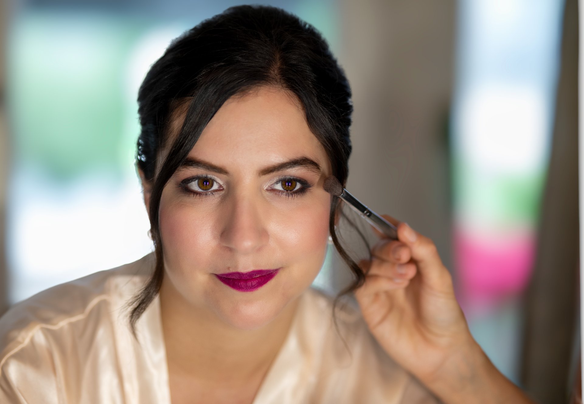 Ritratto intimo sposa Luana a Wunnewil